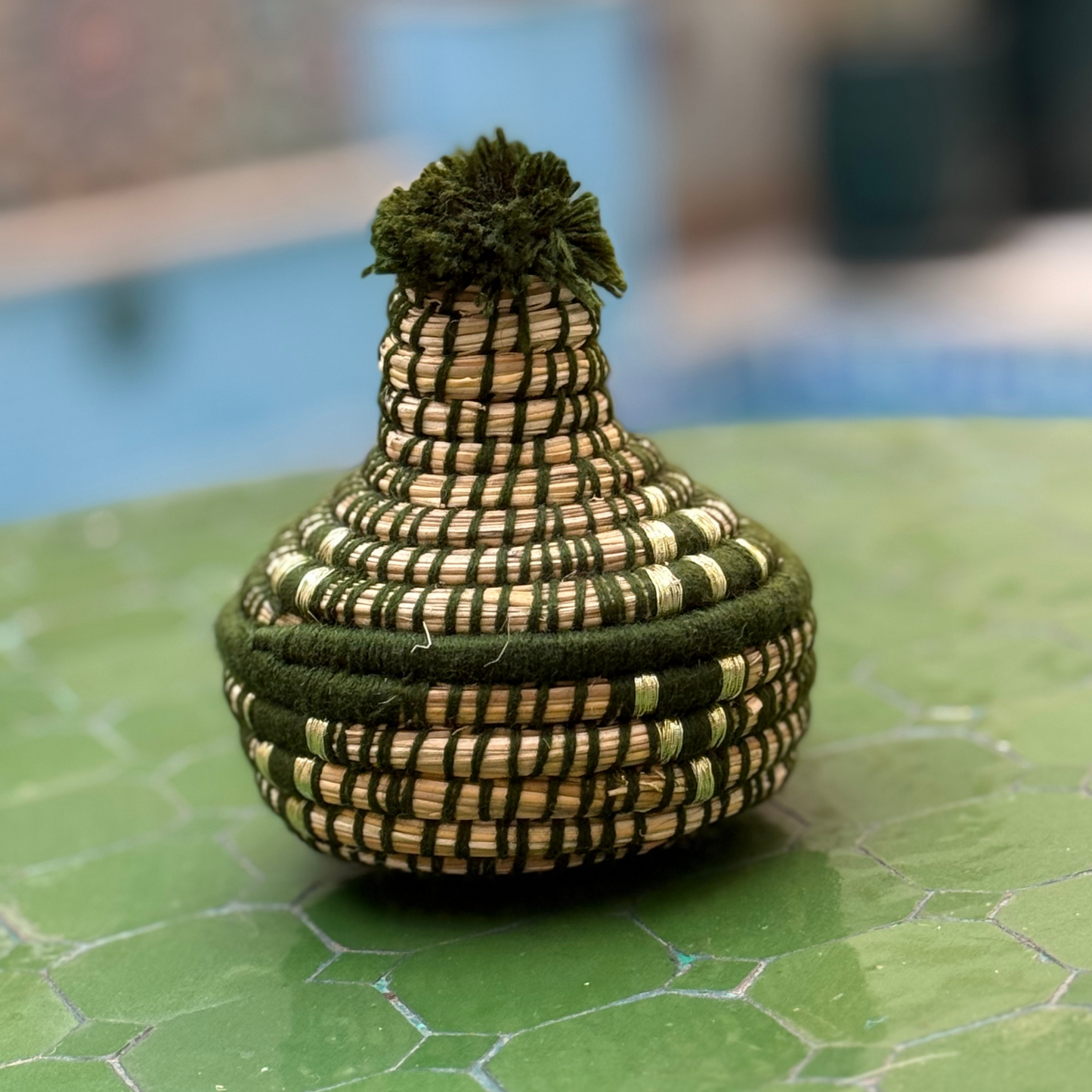 petite boîte rangement verte