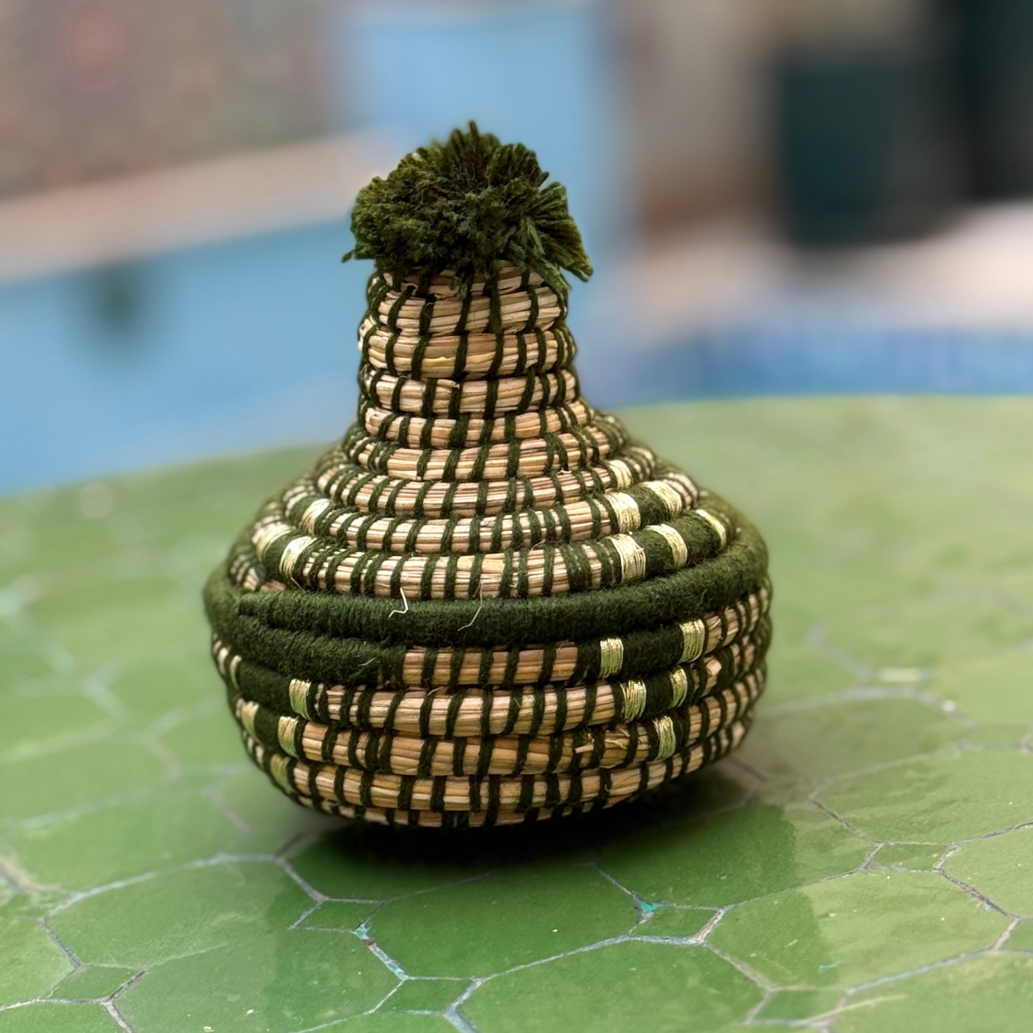 petite boîte rangement verte