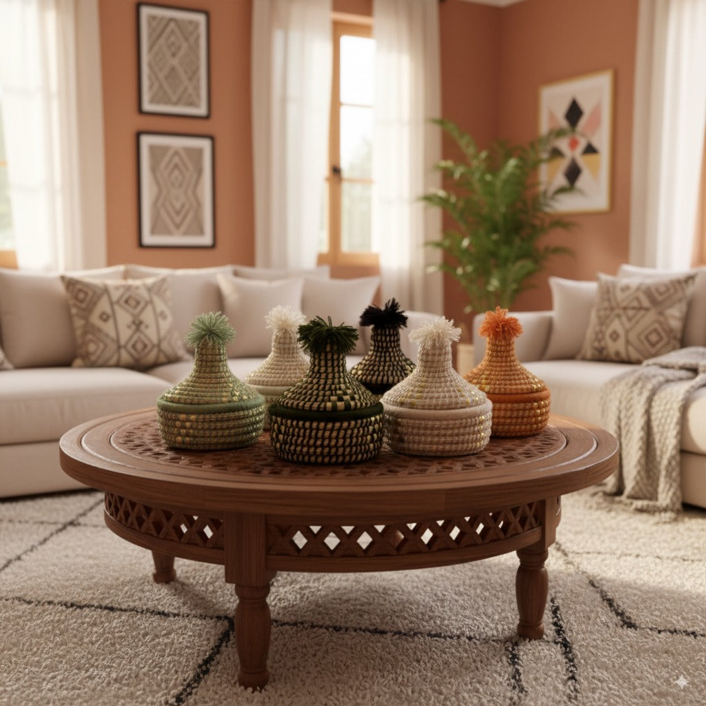 Boîte berbère coloré