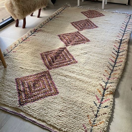 Tapis motifs berbères colorés - A313