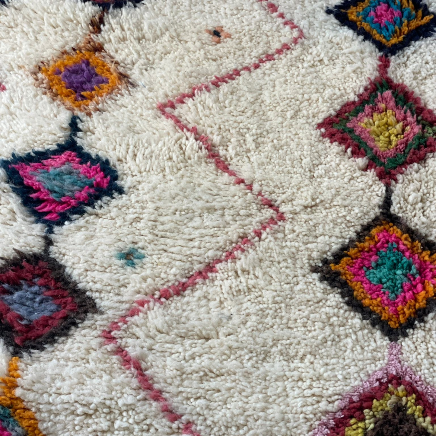 Tapis Azilal losanges colorés - A315