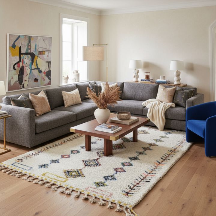 tapis berbere coloré 