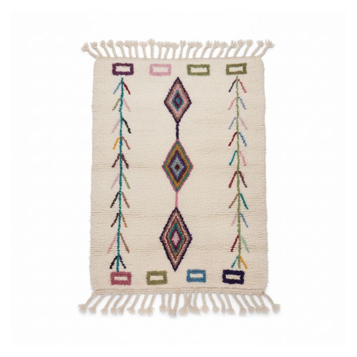 Tapis Azilal motifs losanges colorés - A320