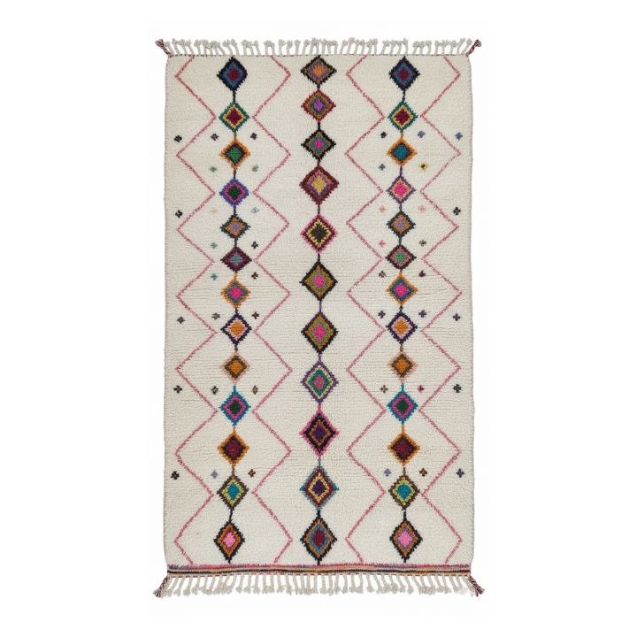 Tapis Azilal losanges colorés - A315