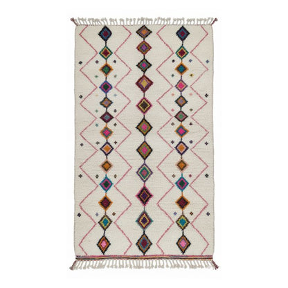 Tapis Azilal losanges colorés - A315