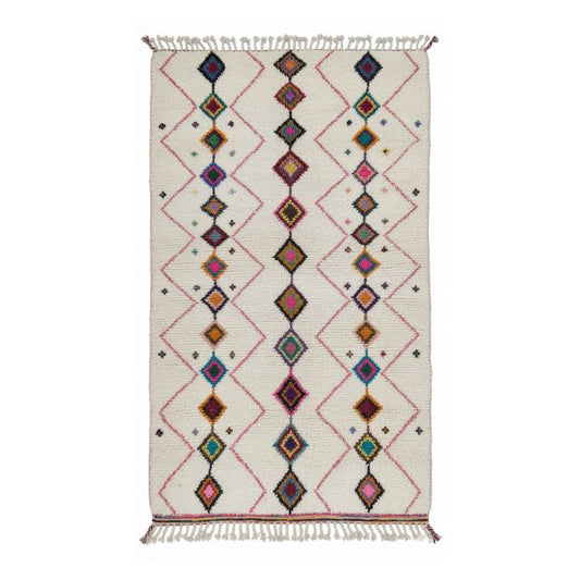 Tapis Azilal losanges colorés - A315
