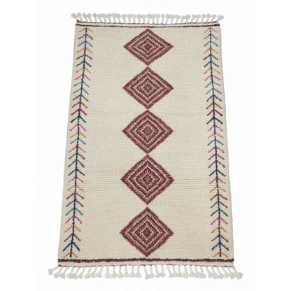 Tapis motifs berbères colorés - A313