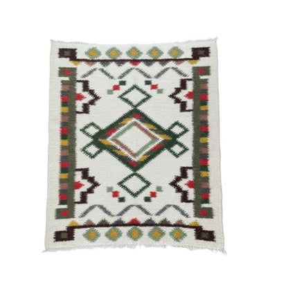 Le tapis laine reversible coloré - C414