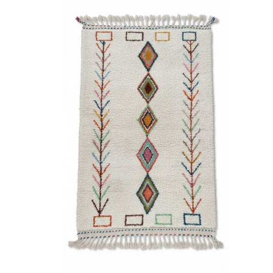 Tapis Azilal losanges colorés - A318