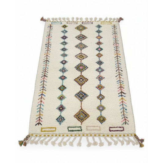 Tapis Azilal motifs colorés - A314