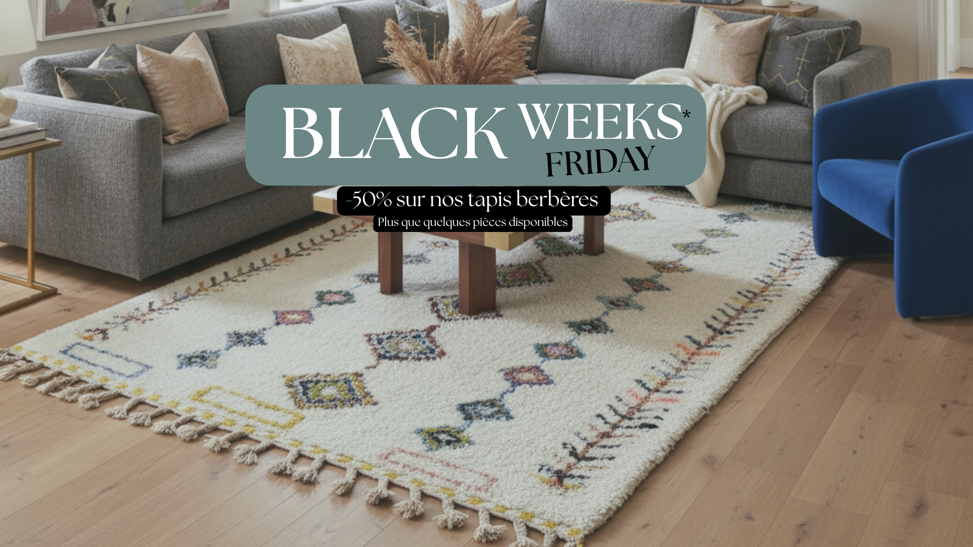 Tapis berbère black friday