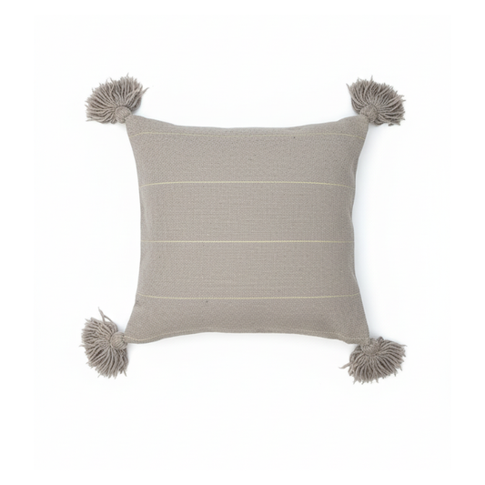 Housse coussin beige 