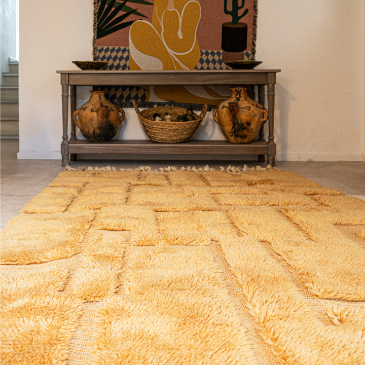 Tapis berbère orange 