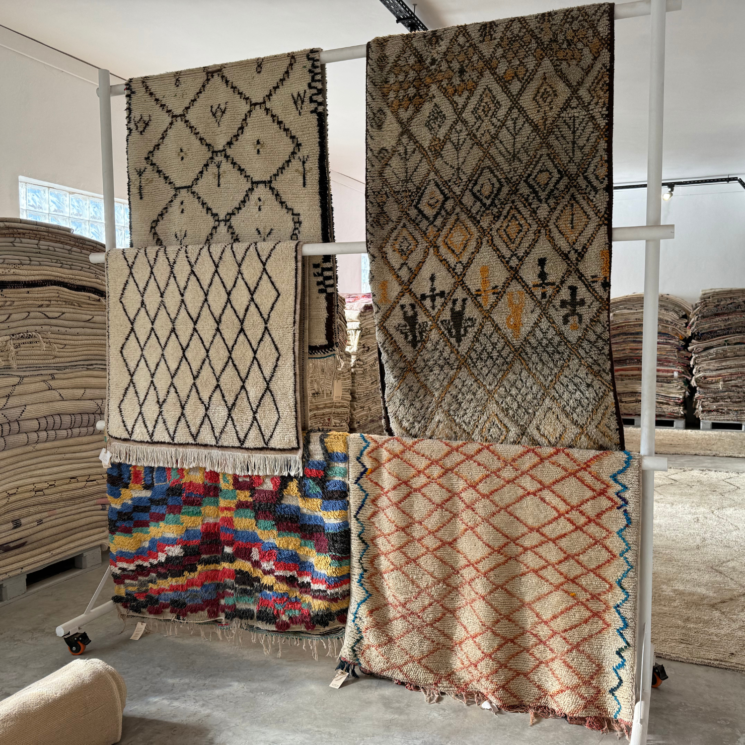 tapis en laine fait main