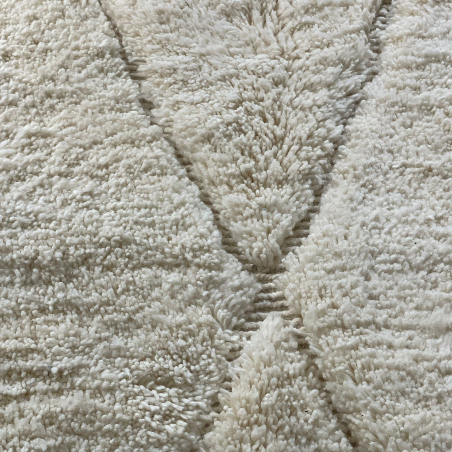 tapis beni ouarain blanc 