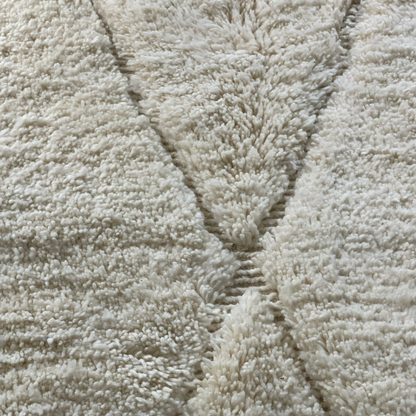 tapis beni ouarain blanc 